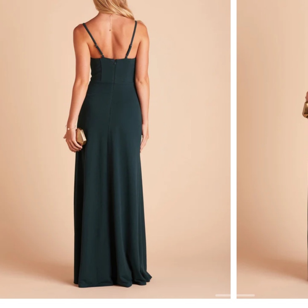 Birdy Grey Ash Crepe Dress - Emerald - Picture 3 of 8